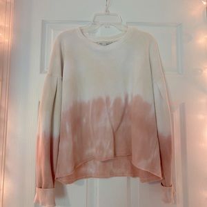 American eagle pink tie dye shirt